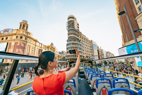 Madrid : visite touristique en bus à arrêts multiplesBillet pour bus à arrêts multiples - 1 jour