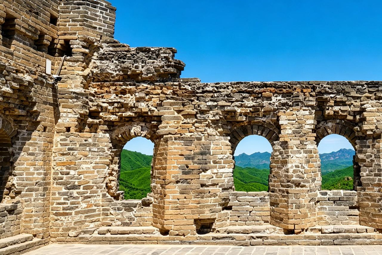 Beijing: Jinshanling Great Wall Guided Tour with Transfers 跟团游：车+票+观光车