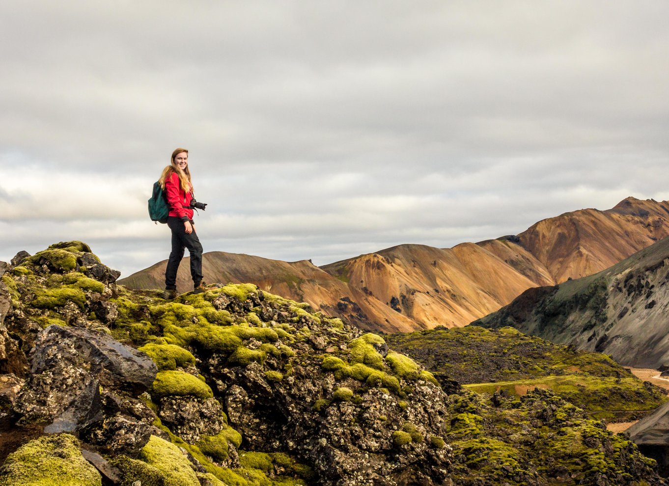 Reykjavik: Vandretur i højlandet ved Landmannalaugar og varme kilder