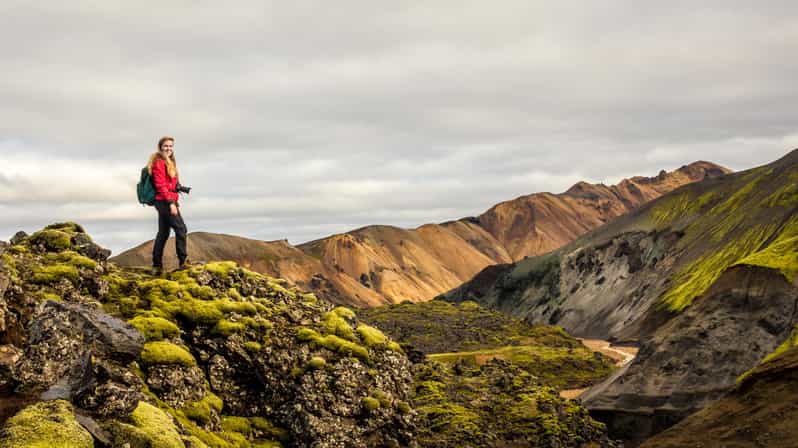 Reykjavík: Túrázás a Landmannalaugar-felföldön és termálforrások
