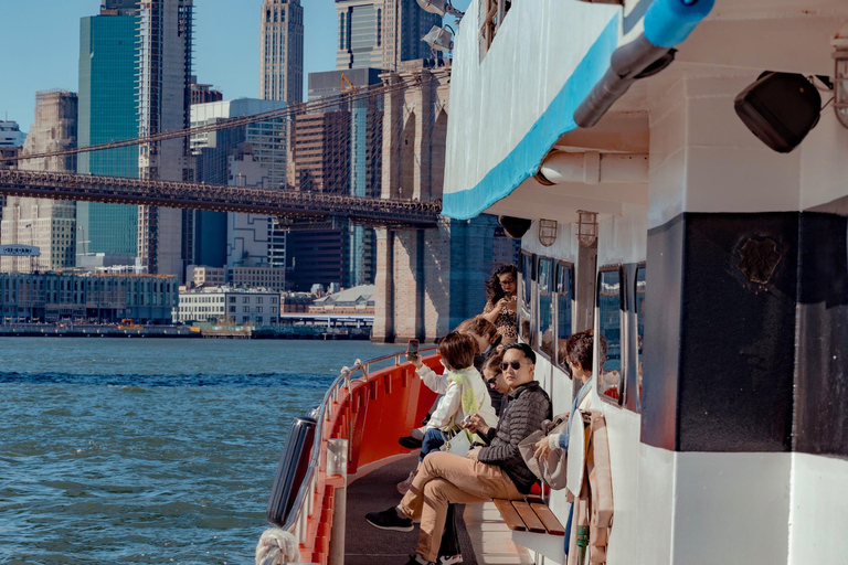 NYC Skyline &amp; Statue of Liberty Sightseeing Cruise90 minuten durende rondleiding
