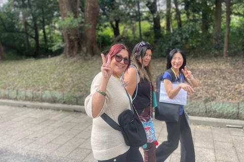Tokyo: Santuario Meiji di Harajuku 1h a piedi Tour di spiegazioni