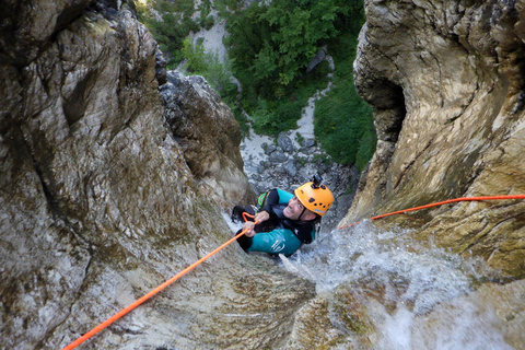 Bovec Äventyr: Canyoning i Triglav nationalparkBovec: Äventyrstur i kanjonen i Triglav nationalpark