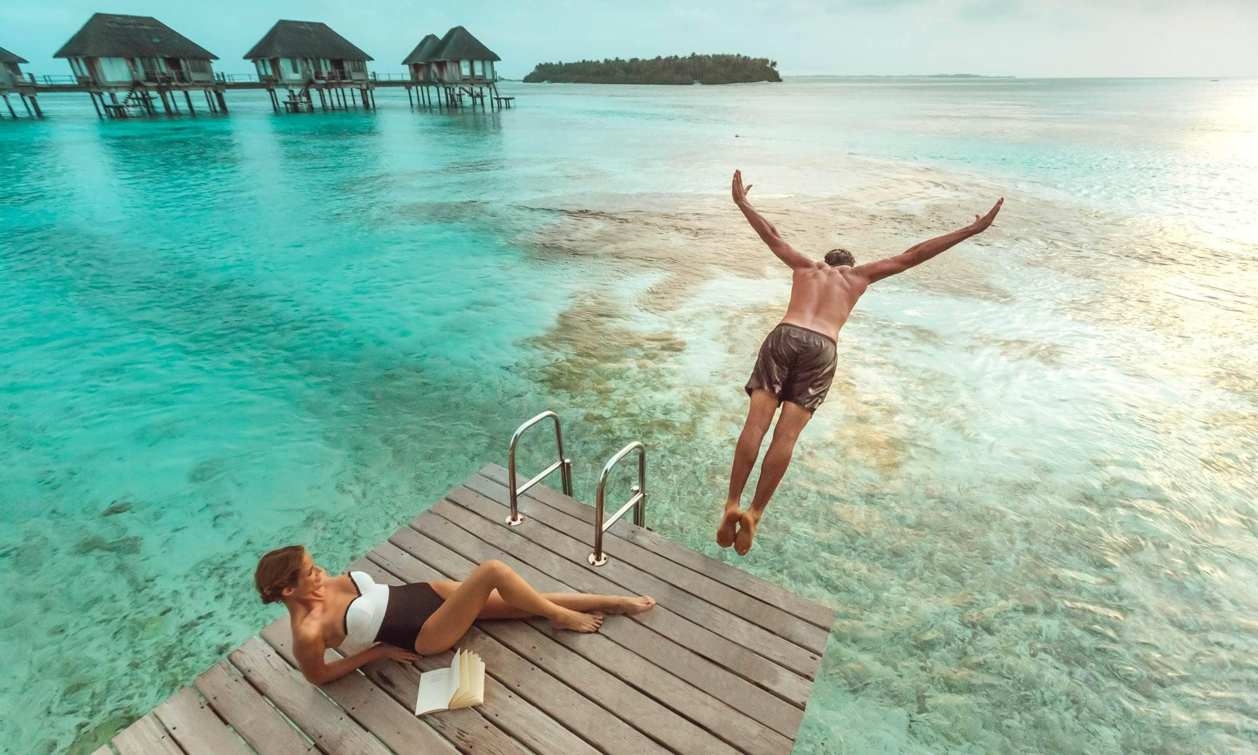 Malé: Club Med Kani Resort Tageskarte mit Mittagessen und Getränken