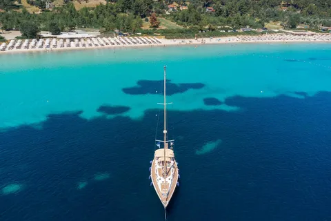 Halkidiki: Full-Day Private Yacht Cruise
