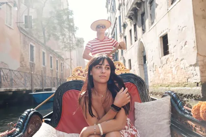 Gondelfahrt mit privatem Fotoshooting in Venedig