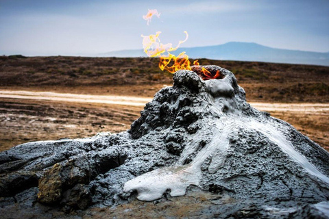 Baku Departure: Gobustan Mud Volcanoes, Ateshgah & Yanardag