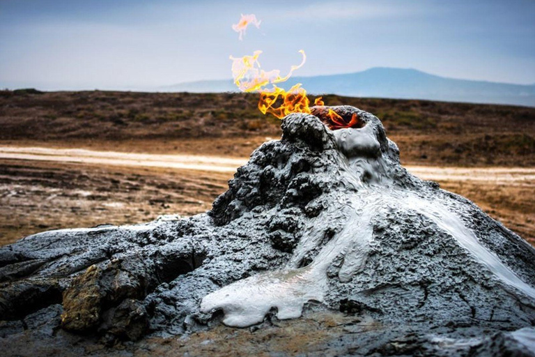 Baku Departure: Gobustan Mud Volcanoes, Ateshgah & Yanardag