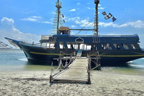 Pirate Ship trip to the Enchanted Flamingo Island in Djerba