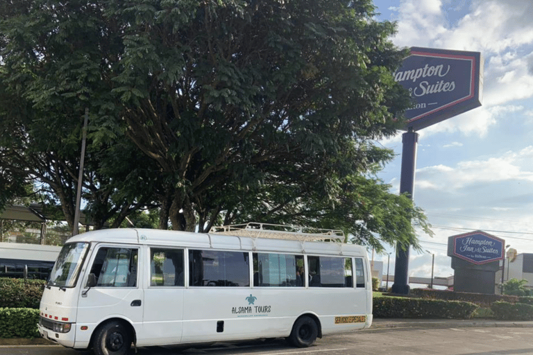 Transfert privé de San José vers/de Puerto Viejo et Manzanillo