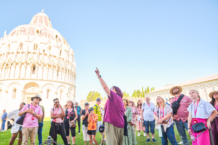 Vanuit Florence: Dagtour met gids door PisaAlleen retourtransfer met gids