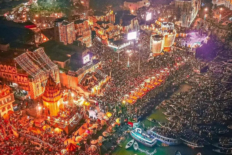فاراناسي: مهرجان ديف ديوالي جولة لمدة 3 أيام مع رحلة بحريةVaranasi: Dev Diwali Festival 3-Day Tour with Cruise