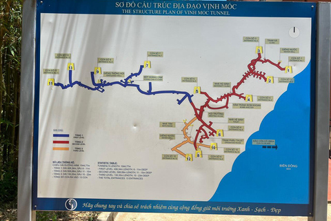 Phong Nha: Trasferimento privato a Hue con i tunnel di Vinh Moc