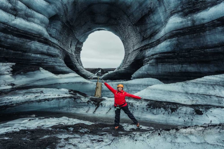 Desde Reikiavik: Excursión a la Cueva de Hielo de Katla y la Costa SurExcursión con traslados al hotel en Reikiavik