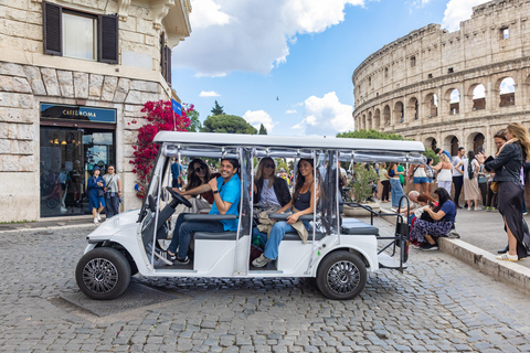 Rome: Explore Top Attractions by Exclusive Golf Cart Tour Private Golf Cart: Explore Top Attractions in Rome
