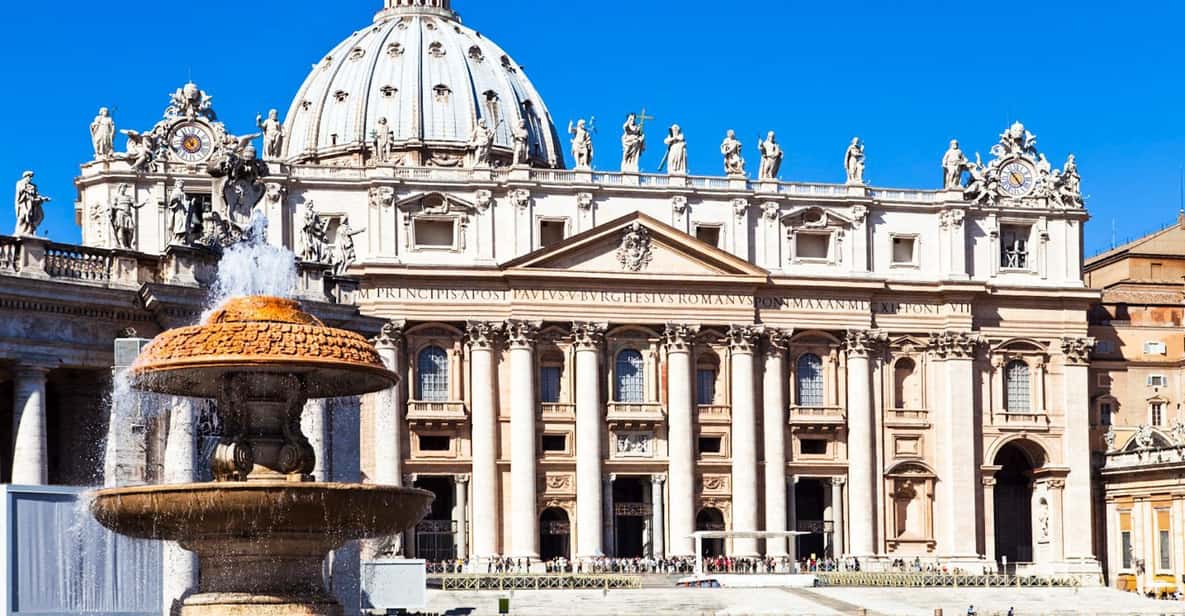 Rome: wandeltocht door de Sint-Pietersbasiliek en de Vaticaanse grotten