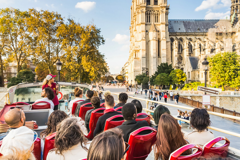 Paris: Big Bus Hop-On Hop-Off Tours med valfri kryssning48-timmarsbiljett