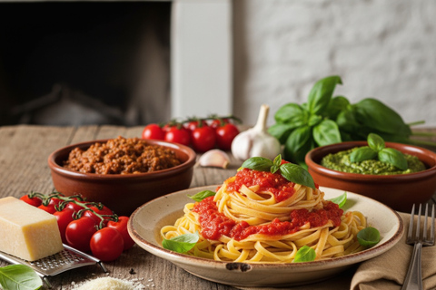 Colline Pisane: lezione di cucina preparazione di pasta e sughi