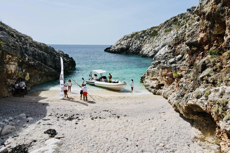 Durrës: Sazan Island, Blue Cave and Grama Bay Speedboat Tour
