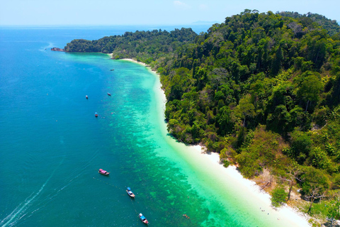 Koh Lanta: Smaragdgrot, Ko Kradan &amp; 4 eilanden per speedboot