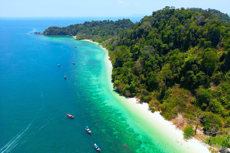 Koh Lanta: Smaragdgrot, Ko Kradan &amp; 4 eilanden per speedboot