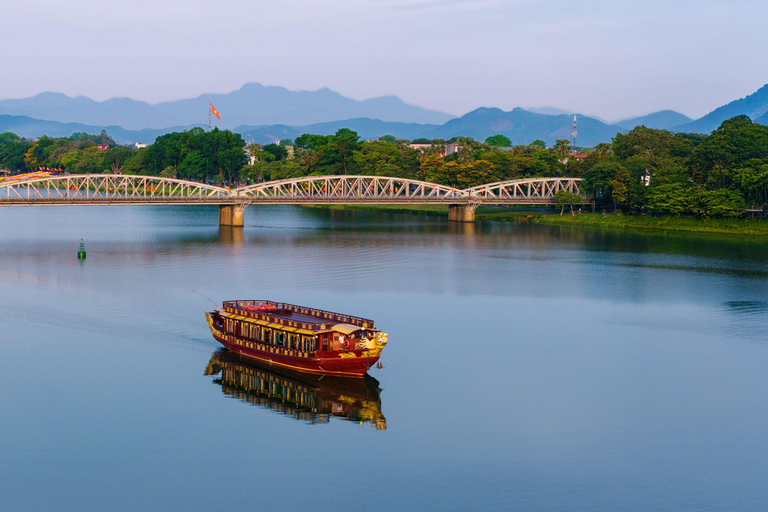 Hue Dining Tour by Dragon Boat Sunset Dining Cruise (Shared)
