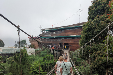 Bandung: White Crater, Scenic Tea Plantations & Hot Spring Open Tour: White Crater & Surroundings areas. with Tickets