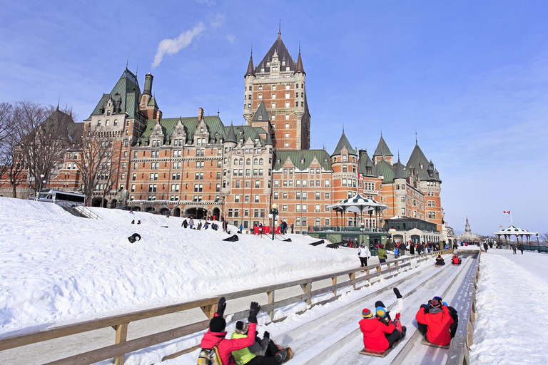 Depuis Montréal : Excursion d&#039;une journée à Québec avec entrée à l&#039;Hôtel de Glace