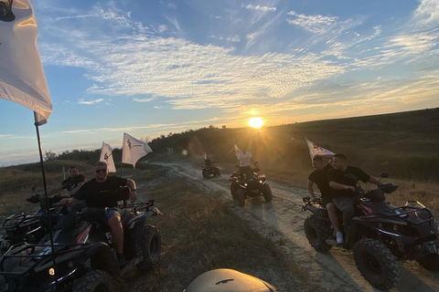 Durrës: Guided ATV Quad Bike Adventure with Coastal Views ATV Sunset Ride - 19:00 Shared ATV (2 People/1 Quad Bike)