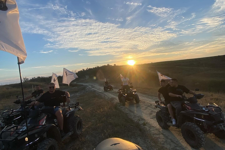 Durrës: Guided ATV Quad Bike Adventure with Coastal Views ATV Sunset Ride - 19:00 Shared ATV (2 People/1 Quad Bike)