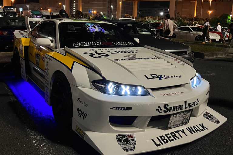 Tokyo JDM Tour: Daikoku PA (getunte JDM-Autos, Skyline GTR, RX7)JDM-Auto-Tuning-Erlebnis