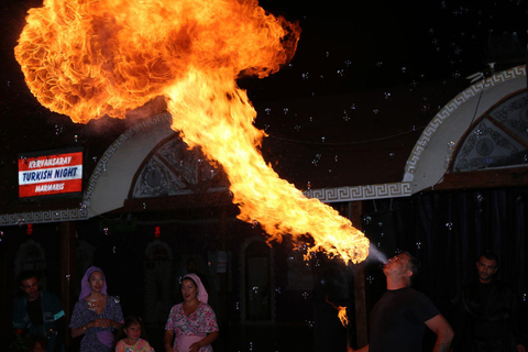 Spectacle nocturne turc traditionnel d&#039;Icmeler avec dîner et boissons