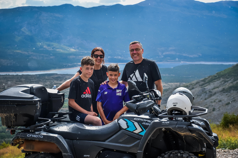 From Split: Cetina Family Quad Tour with Picnic Single Rider