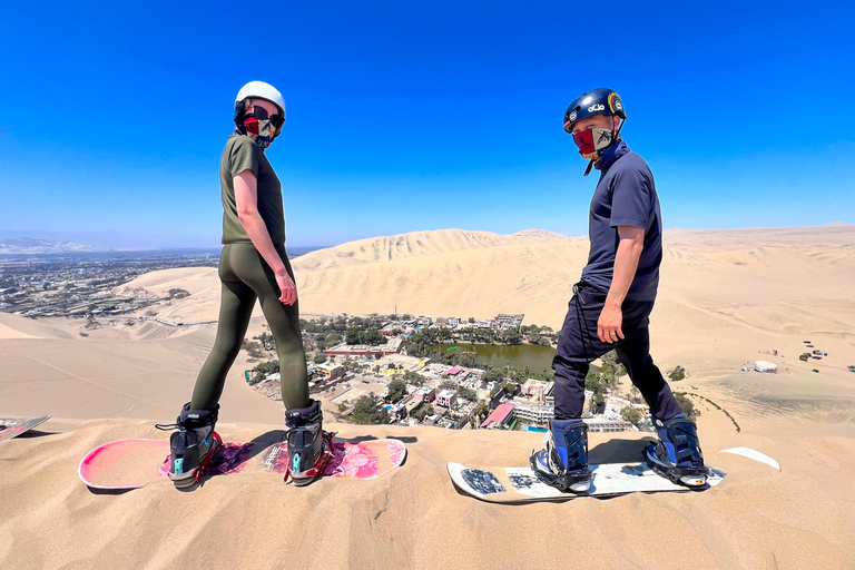 From Huacachina or Ica : Sandski and professional Sandboard on the dunes