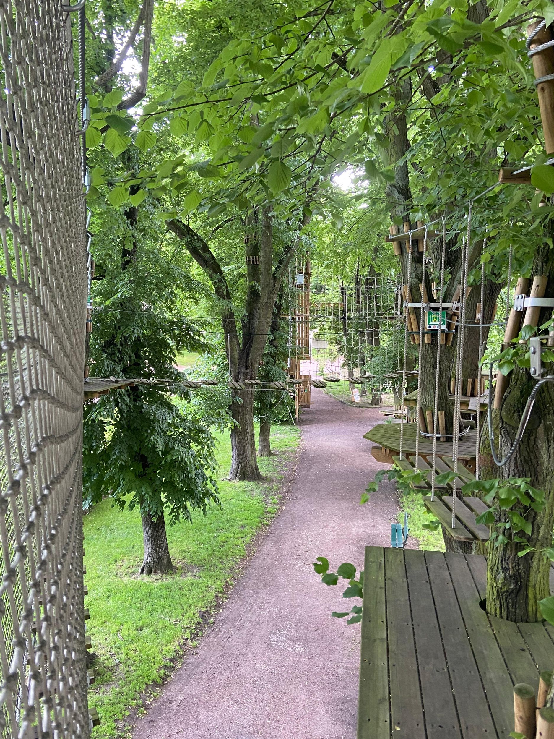 Eintrittskarte für den Hochseilgarten AccroCamp Chartres