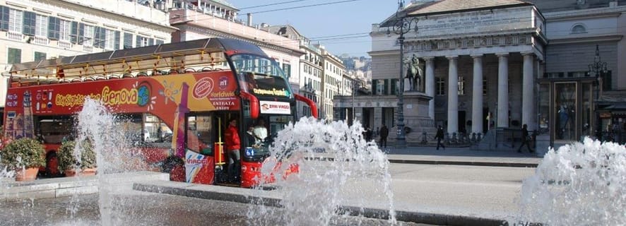Genua: Hop-On/Hop-Off-Tour - 24- oder 48-Stunden-Ticket