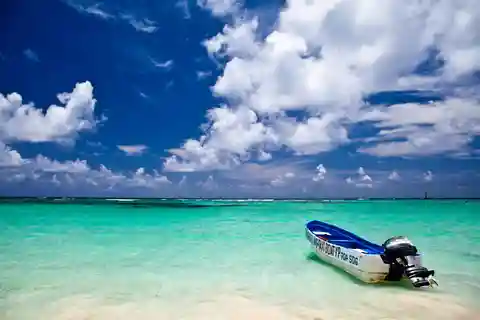 Santo Domingo: Tour dell'isola di Saona in catamarano o motoscafo