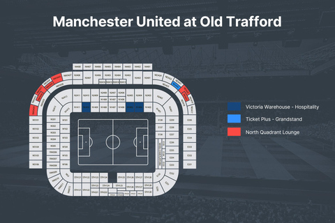 Manchester United Match Ticket at Old Trafford Ticket Plus - Grandstand