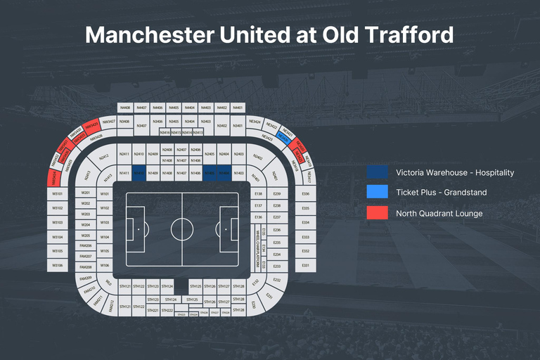Manchester United Match Ticket at Old Trafford Ticket Plus - Grandstand
