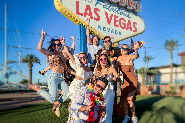 Las Vegas: Elvis-Hochzeit mit Las Vegas-Schild Fotos inbegriffen