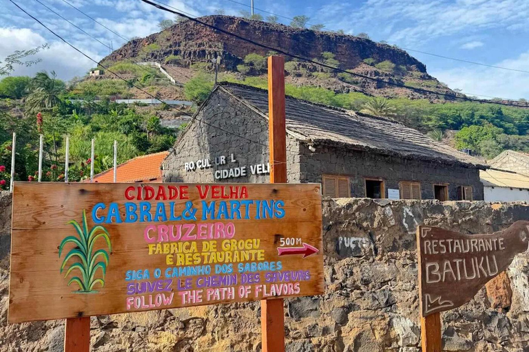 Praia:Cidade Velha Plantations, Grogue Tasting and Fort Tour