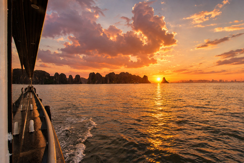 Hanoi: Ha Long Bay Scenic Day Cruise, Cave, Kayak & Titop Hanoi Pickup - Standard Cruise - Set Menu Lunch