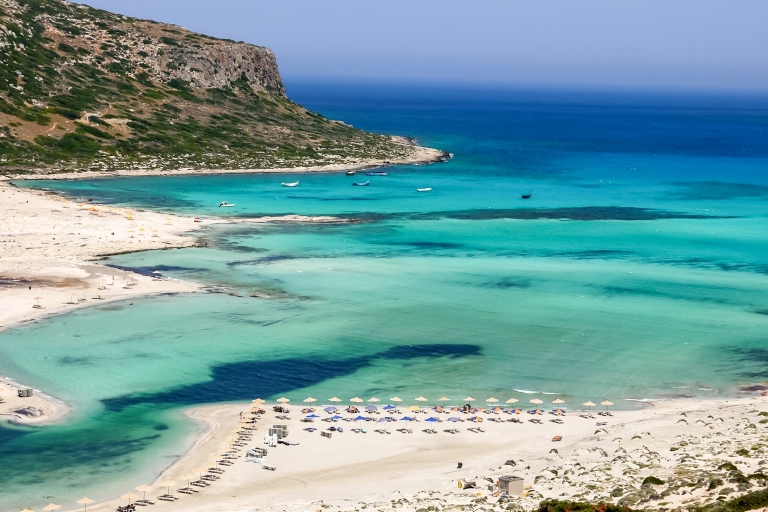 Vanuit de gebieden van Chania: Dagtrip Gramvousa-eiland en Balos-strandOphalen vanuit Kalyves en Almyrida