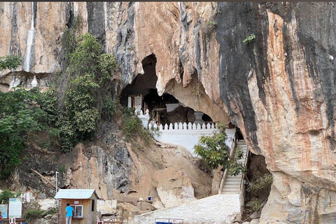 Private Boat to Caves, Portery village and Kuang si fall