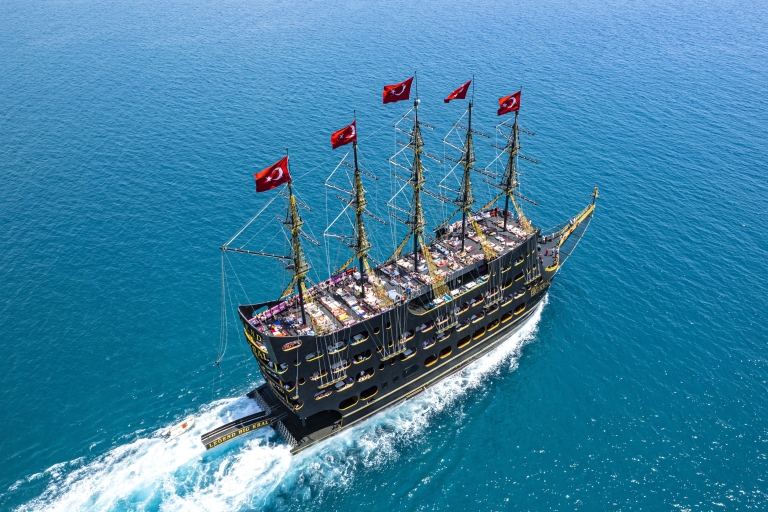 Alanya: All Inclusive Luxury Boat Trip & Free Time in Alanya All Inclusive: Luxury Legend Big Kral Boat Trip