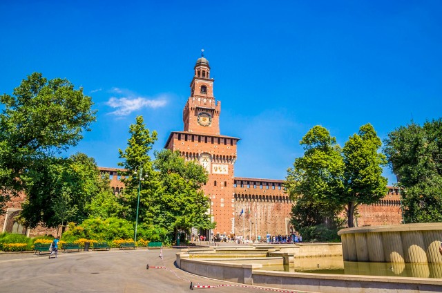Visit Milan Sforza Castle Entry Ticket with Digital Audioguide in Milan, Lombardy, Italy