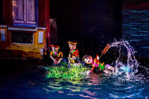 Ho Chi Minh Stad: Water Puppet Show, Cyclo &amp; Dinner Cruise