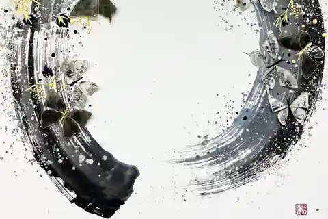Pintura de arte japonesa: Pintura com tinta d'água