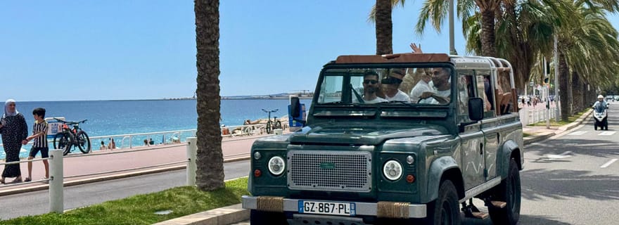 Nice : parcourez la Côte d'Azur en Defender et découvrez Èze
