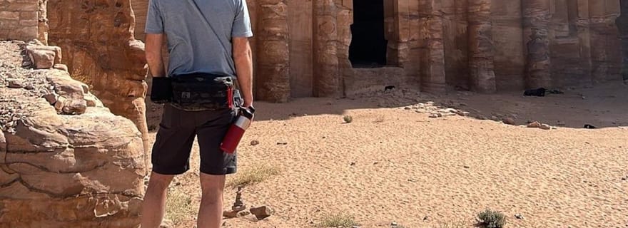 Petra : visite guidée privée par l'entrée arrière avec prise en charge